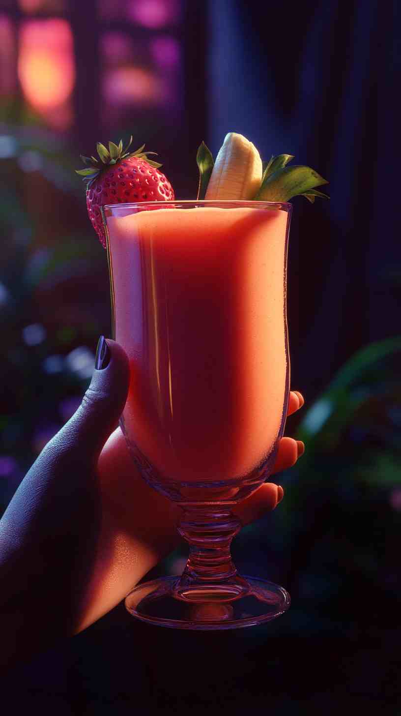 Smooth & Silky Strawberry Banana Smoothie