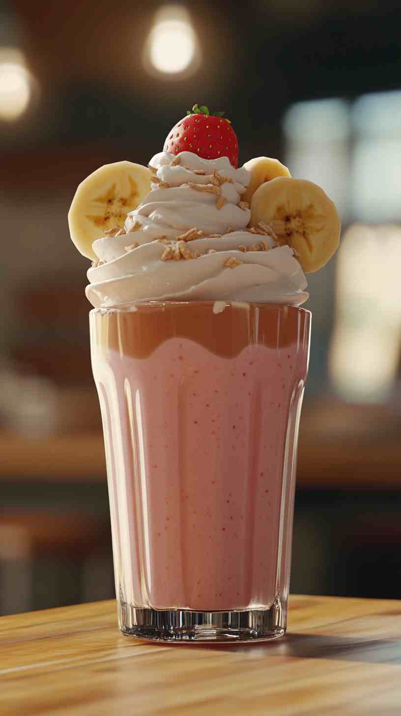 Smooth & Silky Strawberry Banana Smoothie