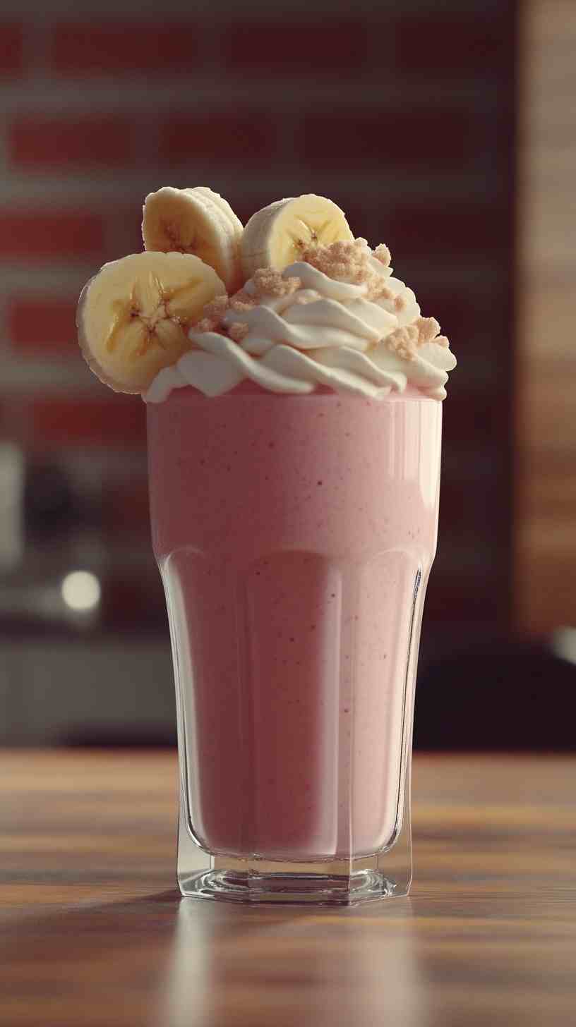 Smooth & Silky Strawberry Banana Smoothie