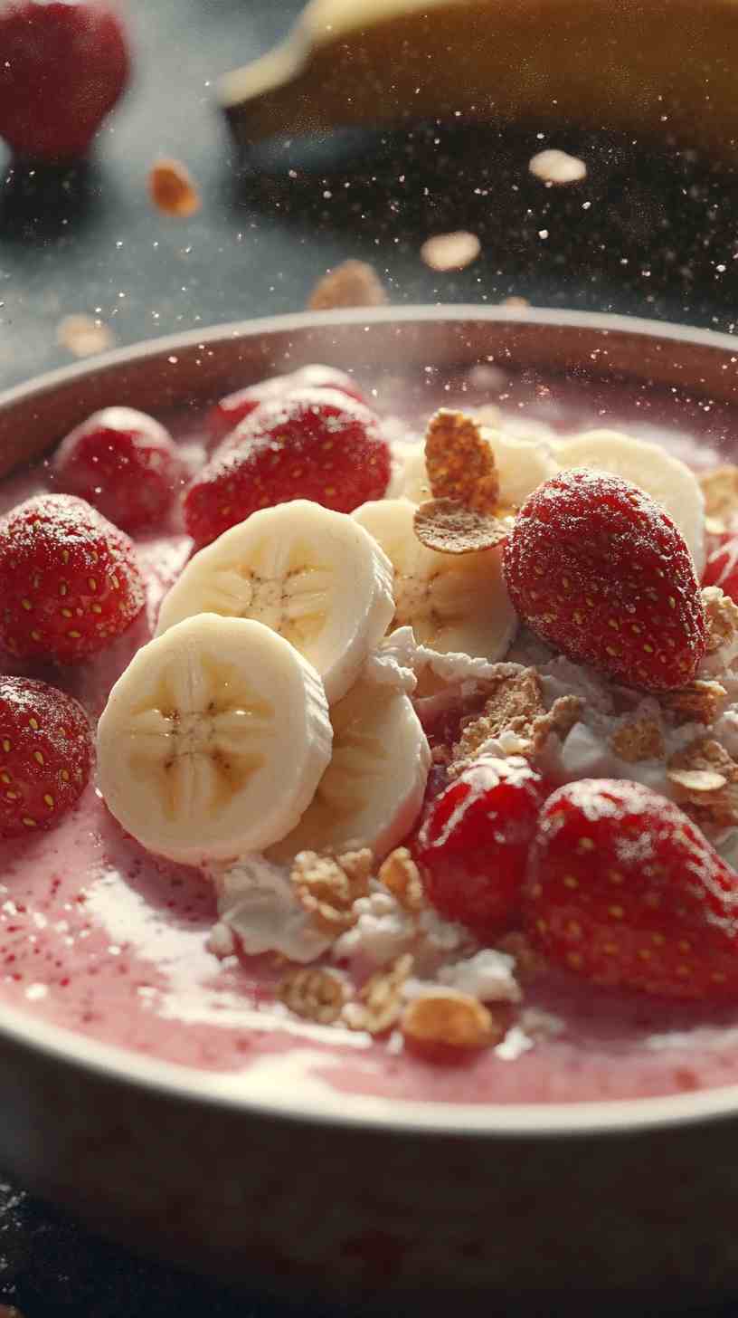 Smooth & Silky Strawberry Banana Smoothie