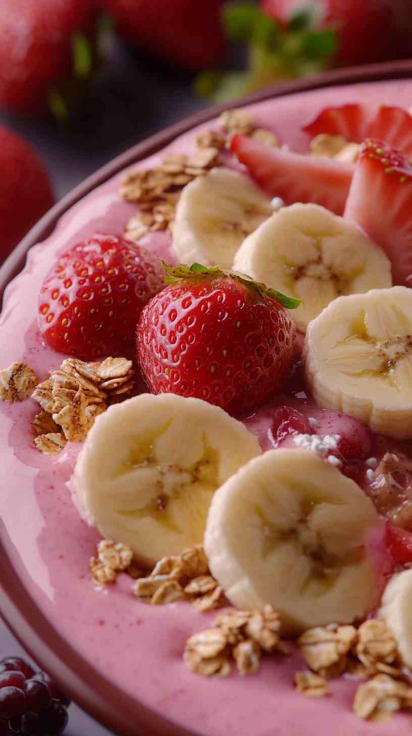 Smooth & Silky Strawberry Banana Smoothie