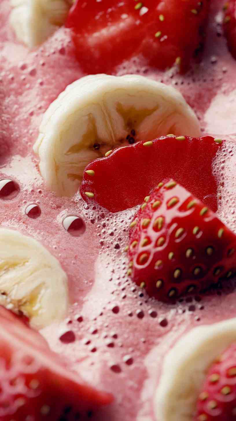 Smooth & Silky Strawberry Banana Smoothie