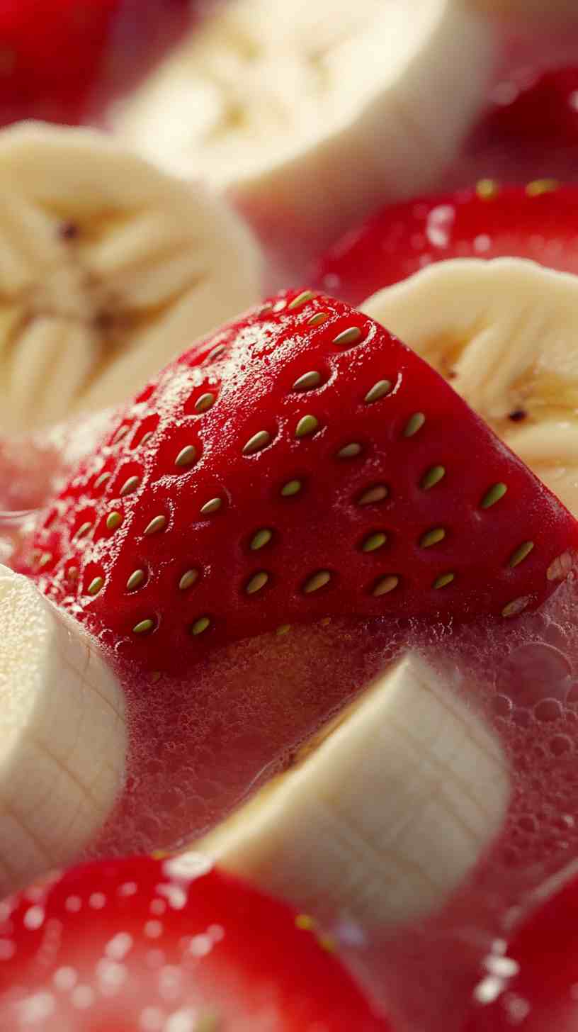 Smooth & Silky Strawberry Banana Smoothie