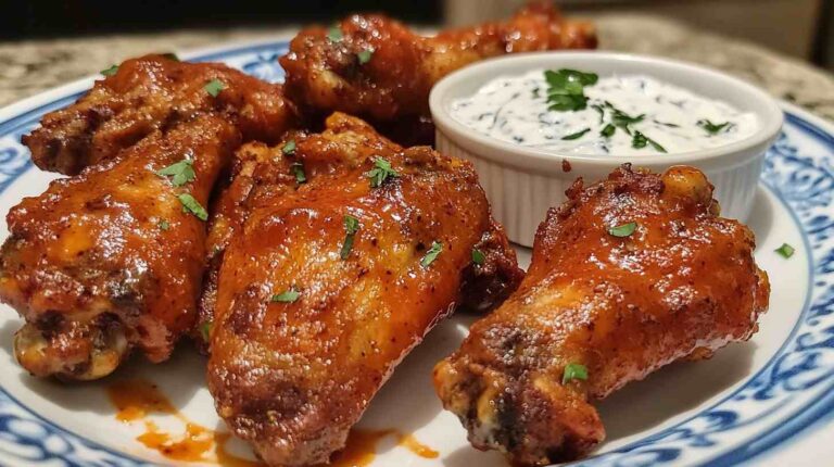 Spicy Buffalo Air Fryer Chicken Wings
