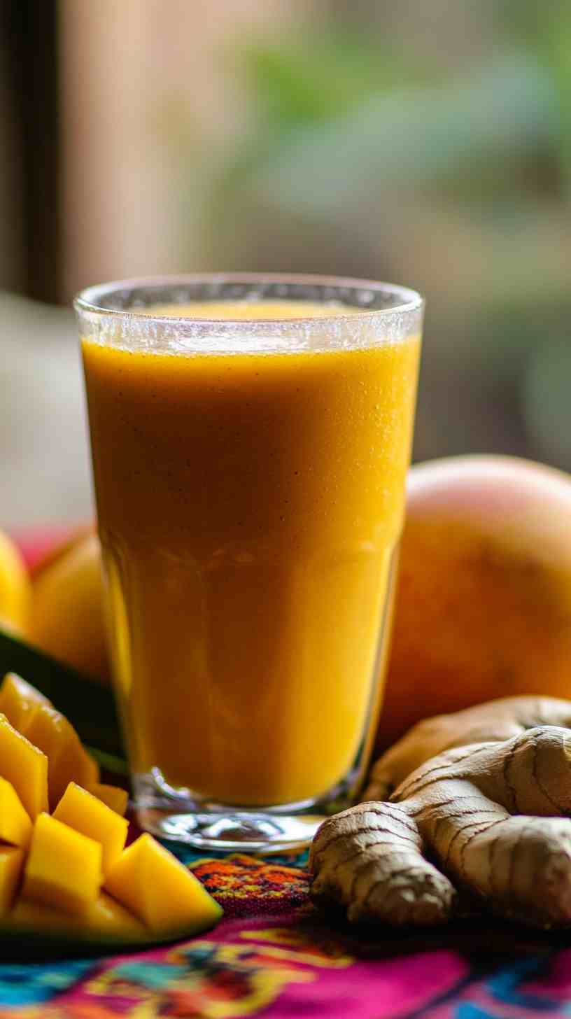 Spicy Mango Ginger Smoothie