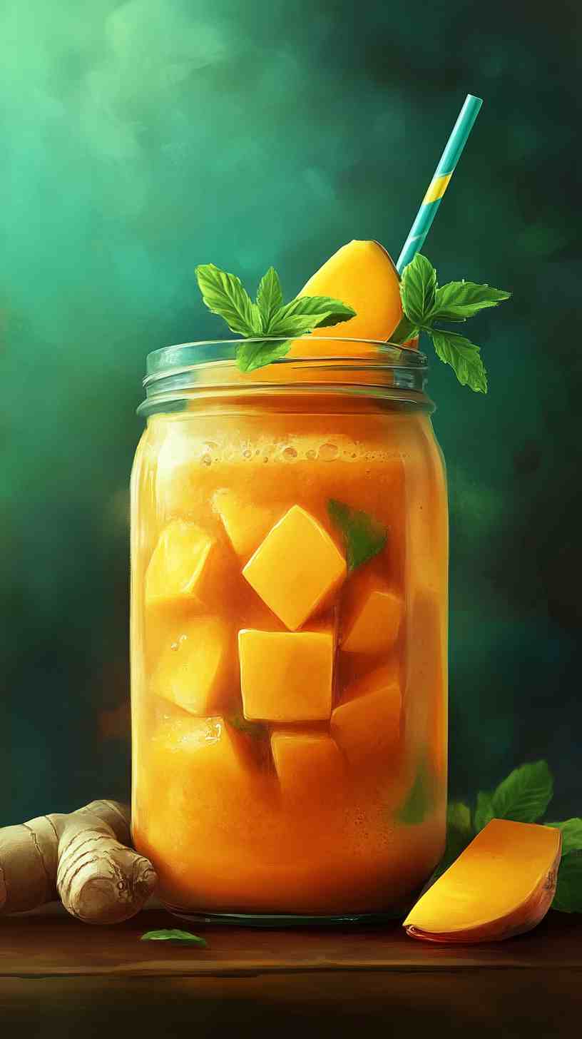Spicy Mango Ginger Smoothie