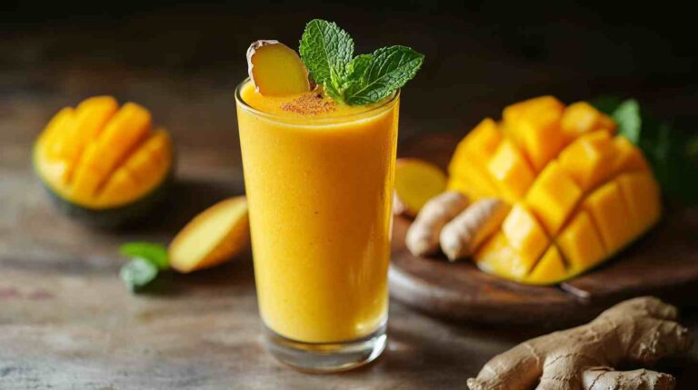 Spicy Mango Ginger Smoothie