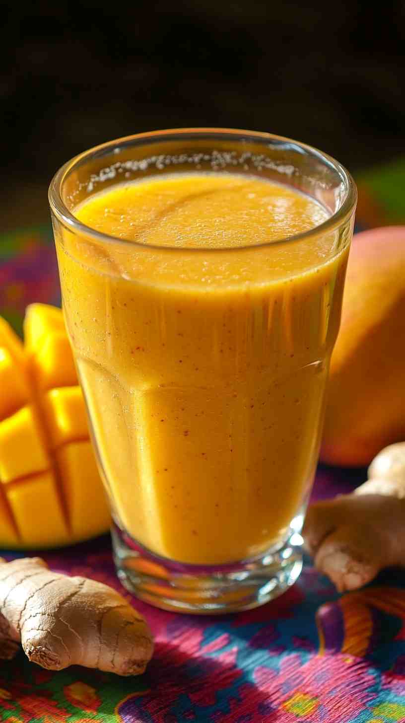 Spicy Mango Ginger Smoothie