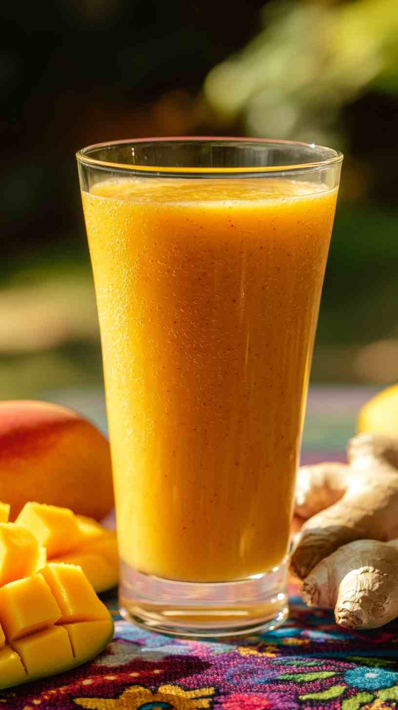 Spicy Mango Ginger Smoothie