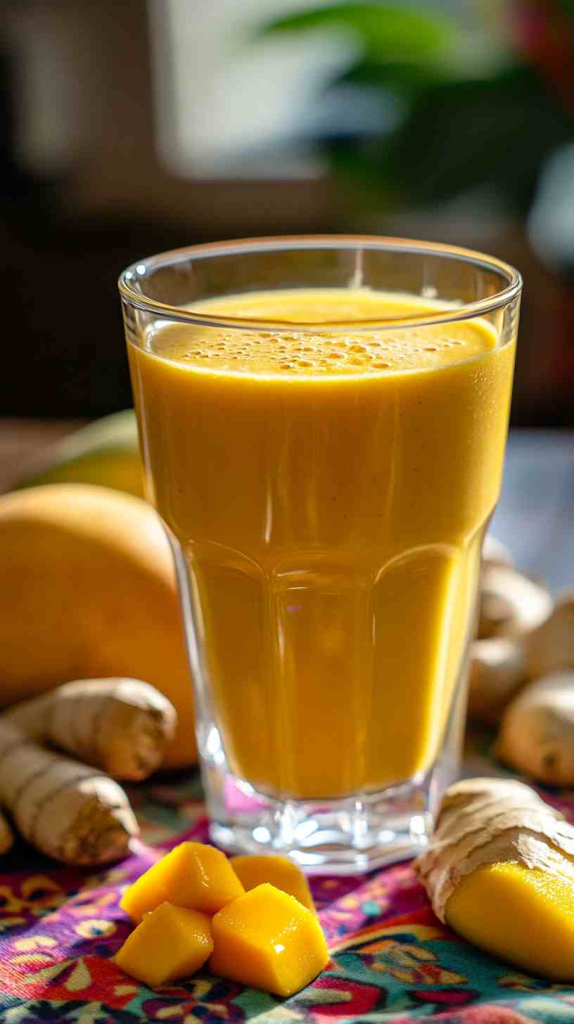 Spicy Mango Ginger Smoothie