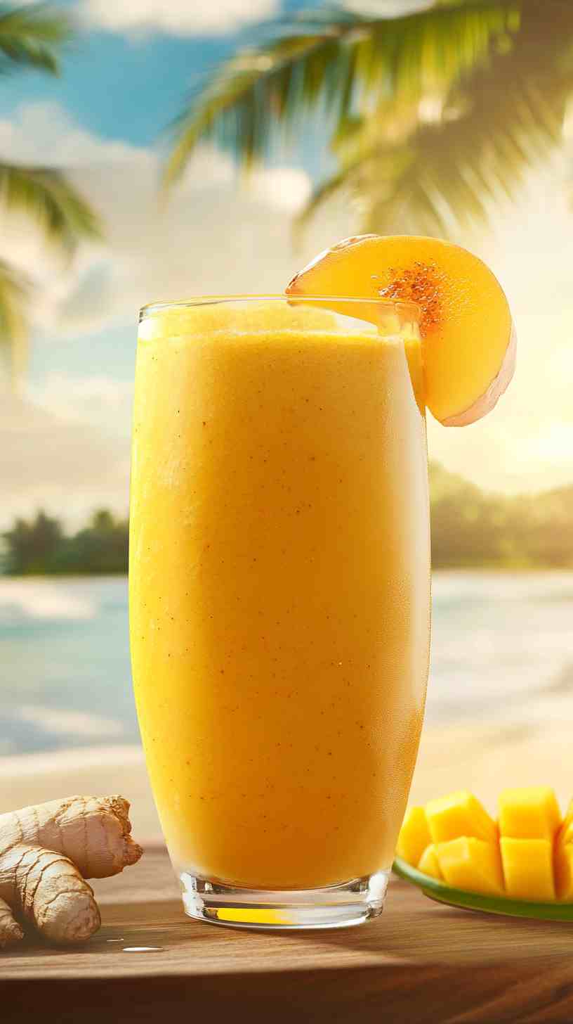 Spicy Mango Ginger Smoothie