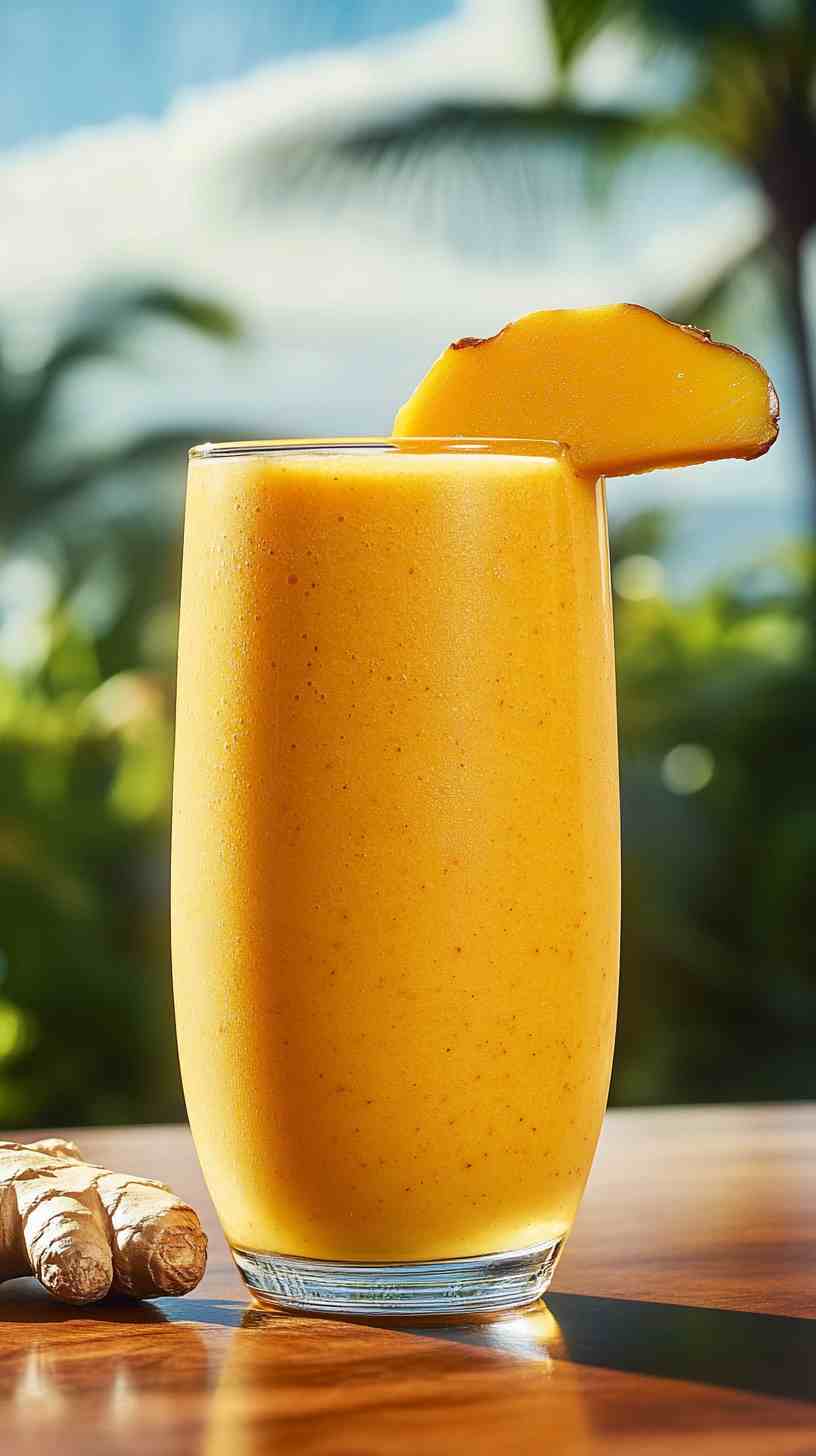 Spicy Mango Ginger Smoothie