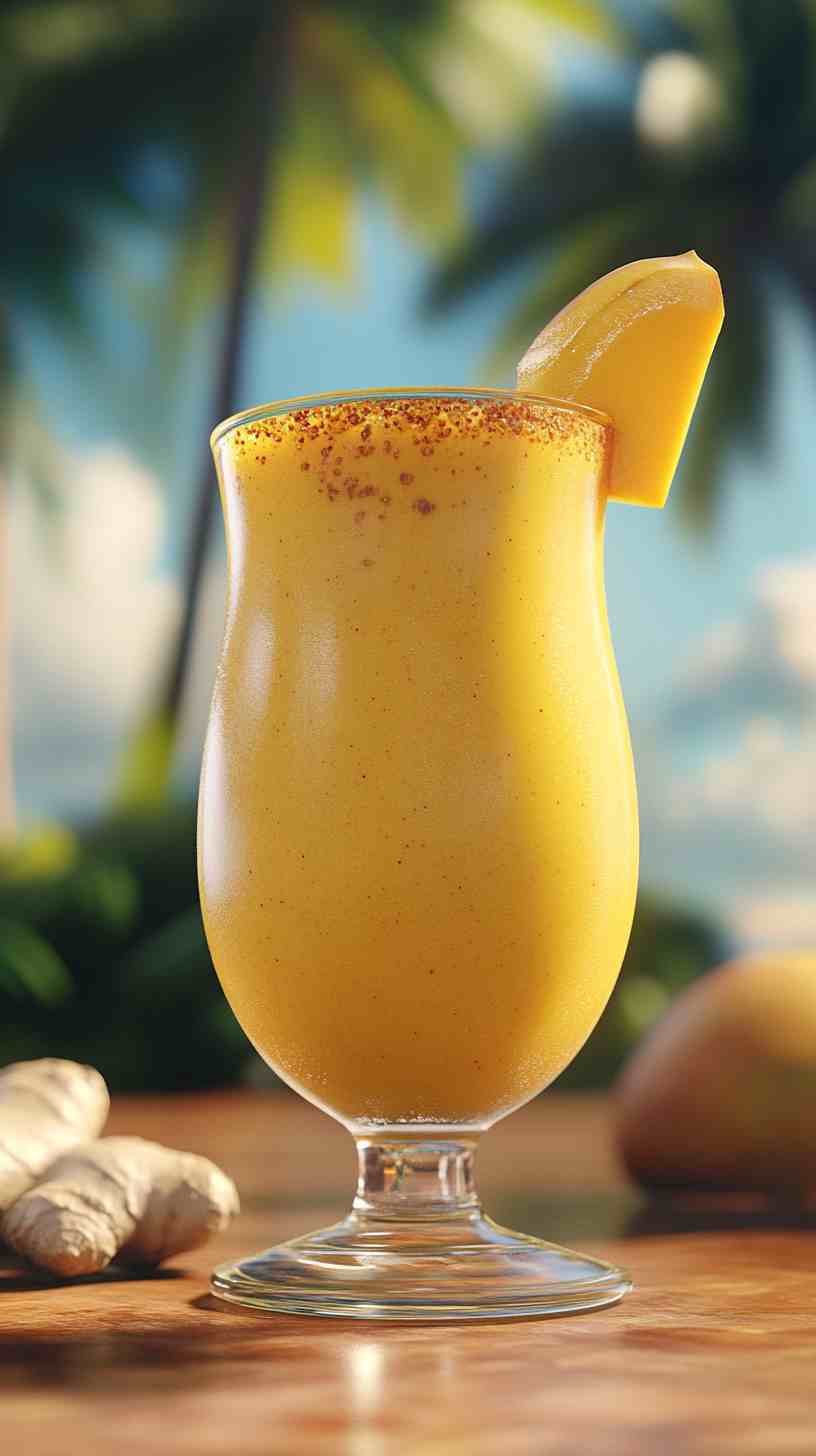 Spicy Mango Ginger Smoothie