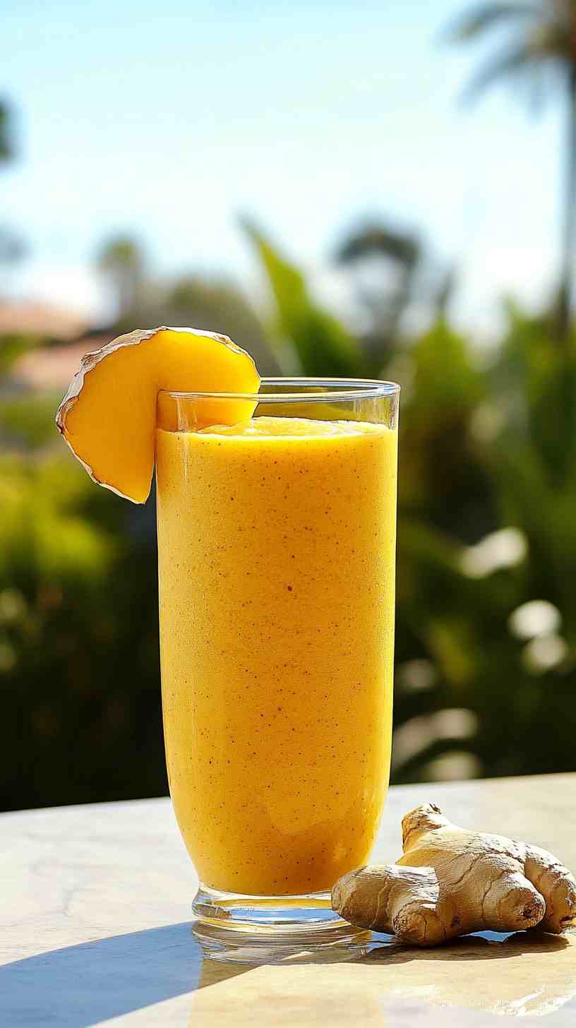 Spicy Mango Ginger Smoothie