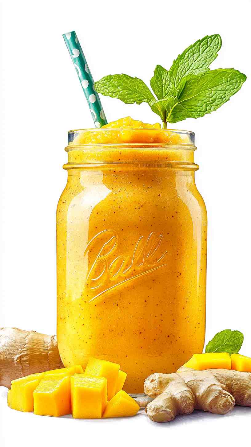 Spicy Mango Ginger Smoothie