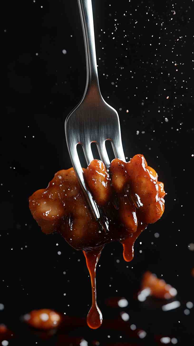 Sticky Honey Garlic BBQ Chicken in the Slow Cooker