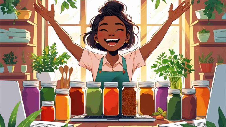 Opening an online business of selling spices