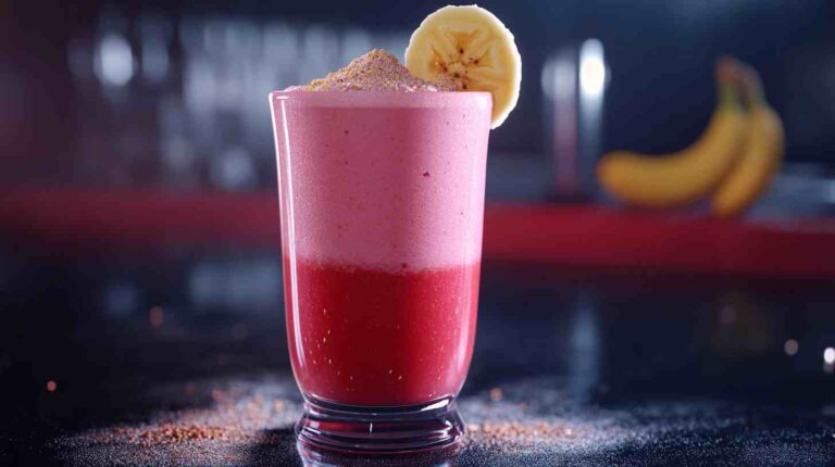 Strawberry Banana Protein Punch Smoothie