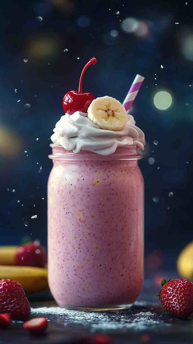Strawberry Banana Smoothie Nirvana