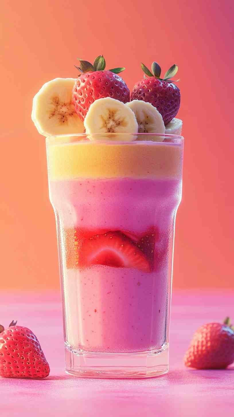 Strawberry Banana Smoothie Nirvana