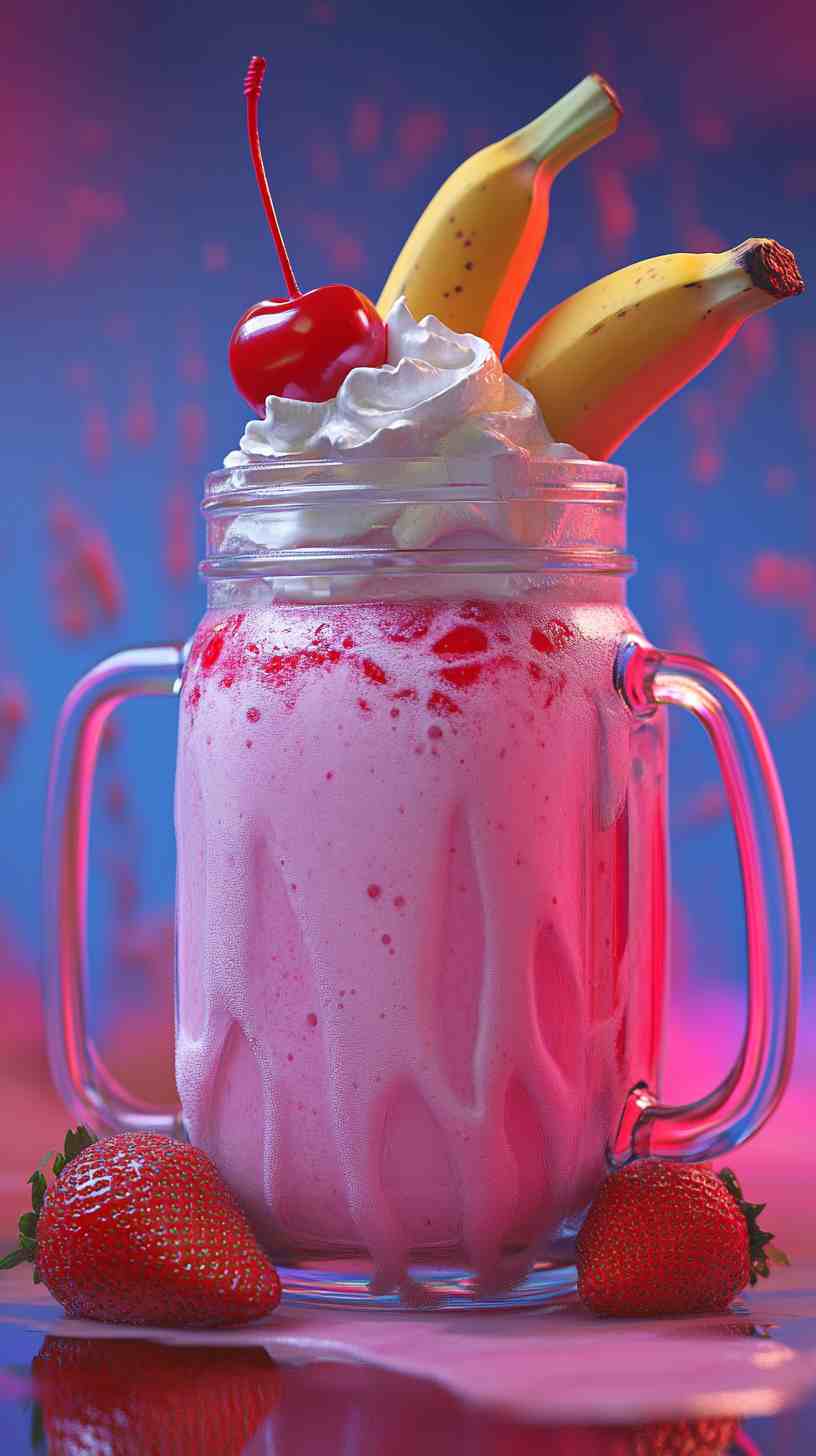 Strawberry Banana Smoothie Nirvana