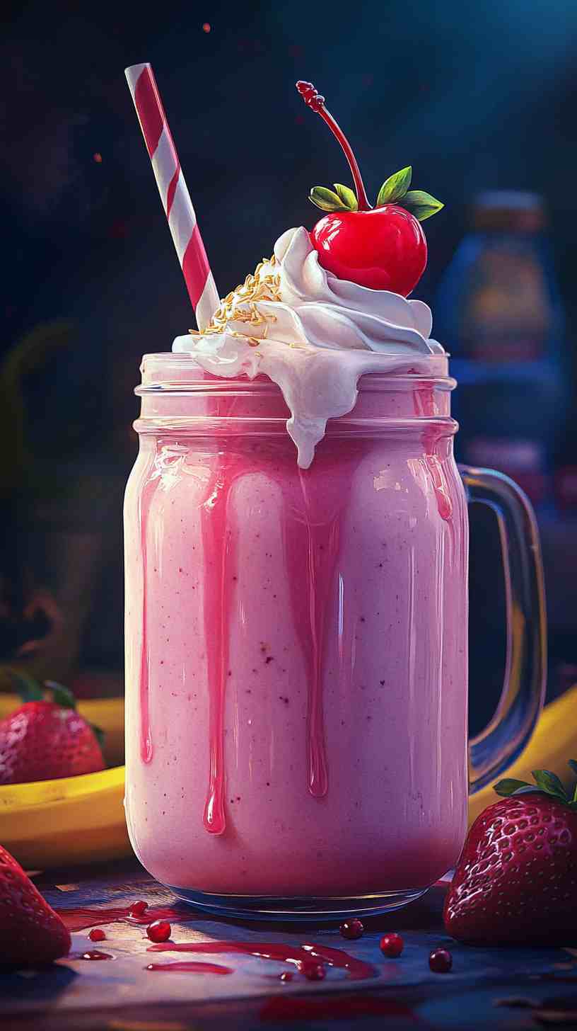 Strawberry Banana Smoothie Nirvana