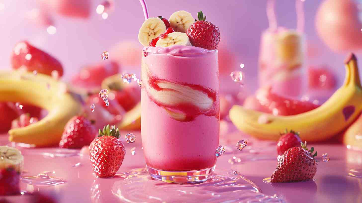 Strawberry Banana Smoothie Nirvana