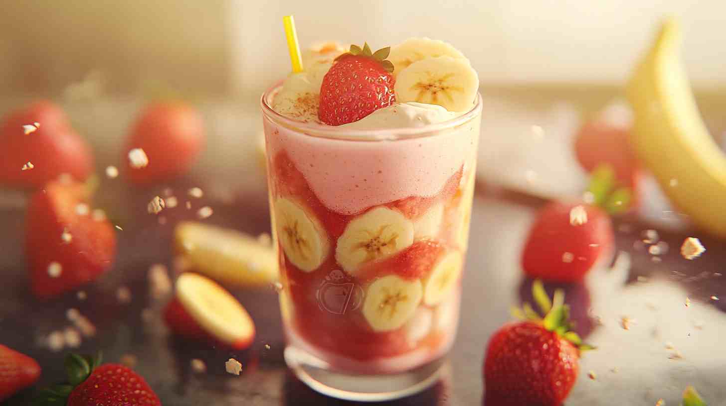 Strawberry Banana Smoothie Nirvana
