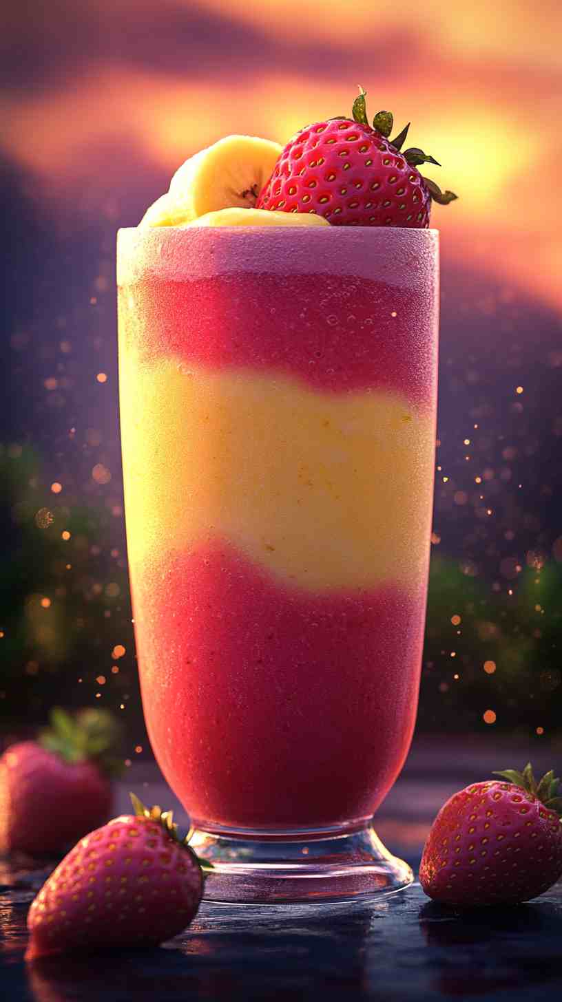 Strawberry Banana Smoothie Nirvana