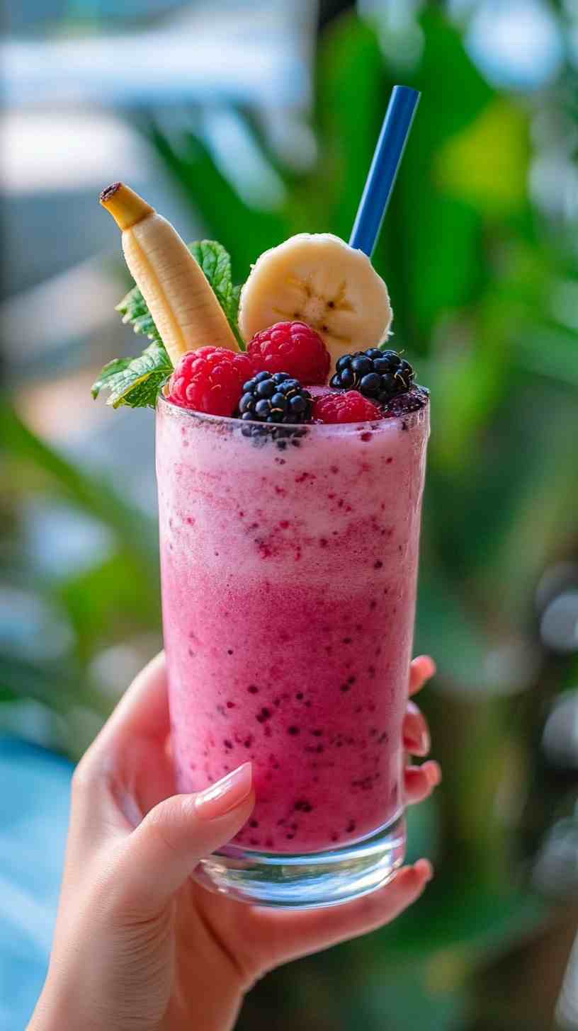 Sweet Berry Banana Bliss Smoothie