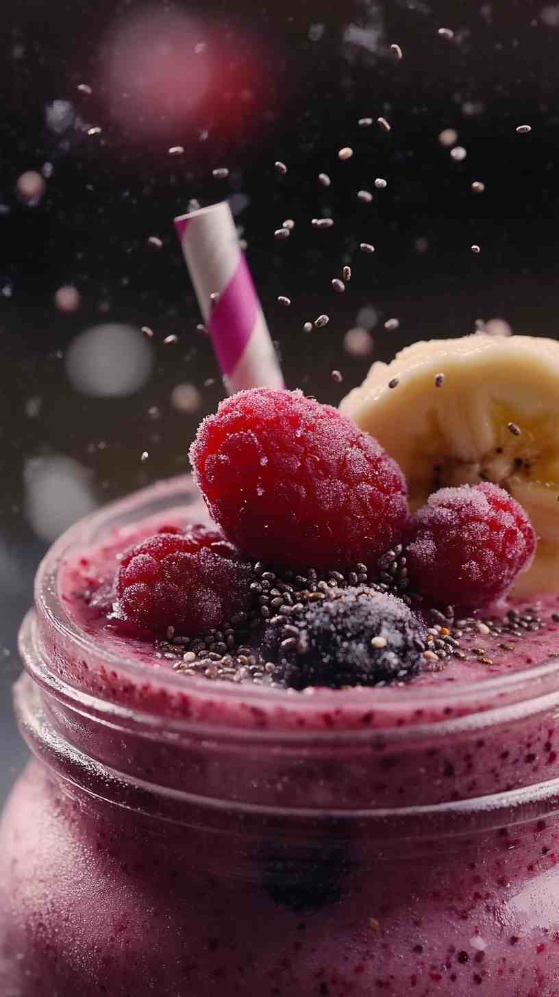 Sweet Berry Banana Bliss Smoothie
