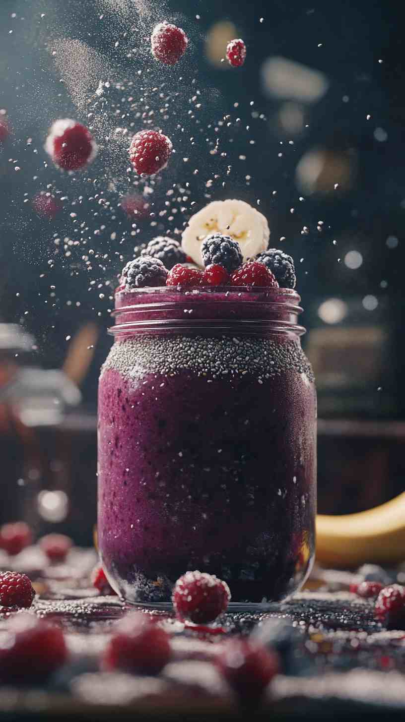 Sweet Berry Banana Bliss Smoothie