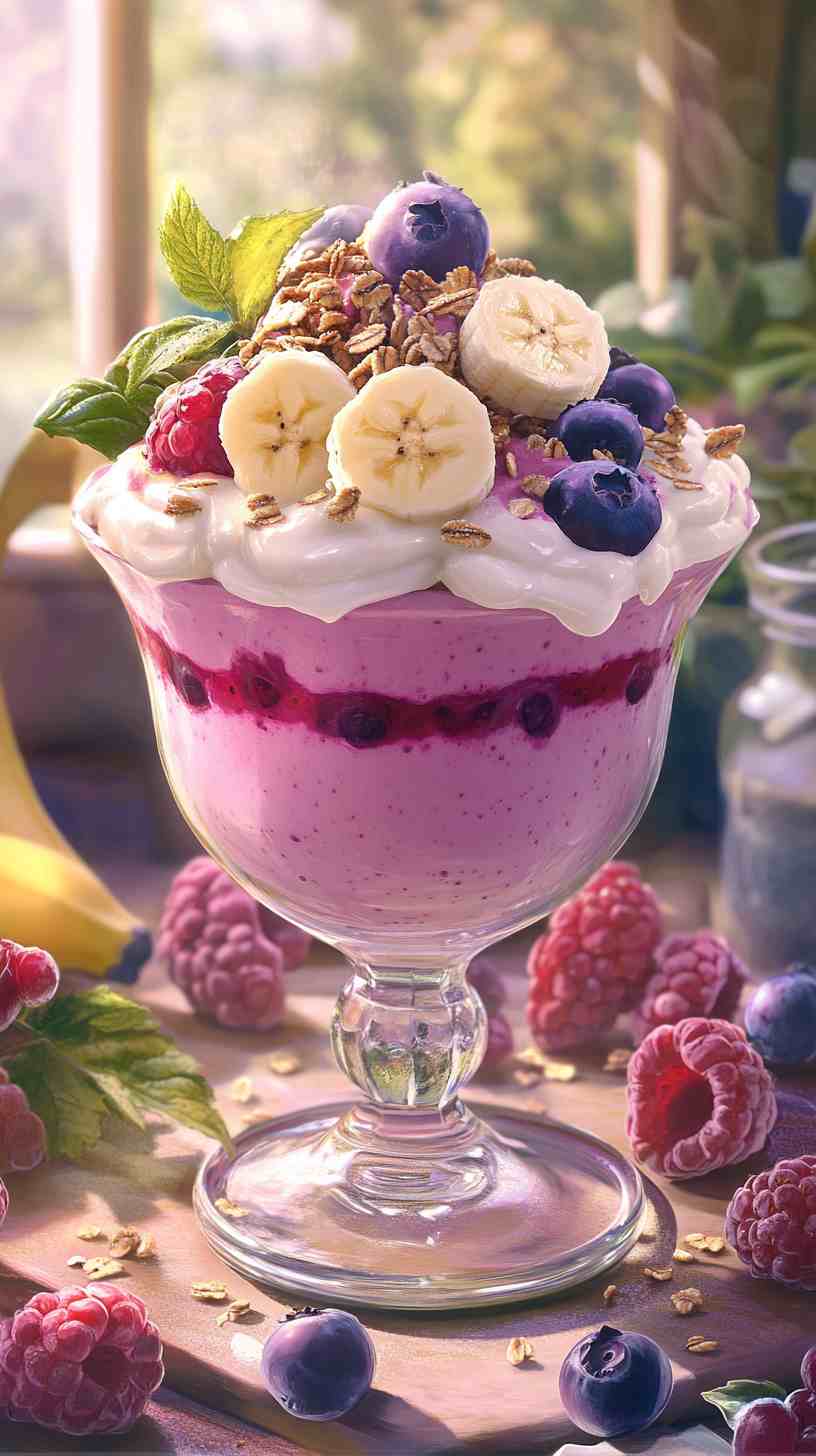 Sweet Berry Banana Bliss Smoothie
