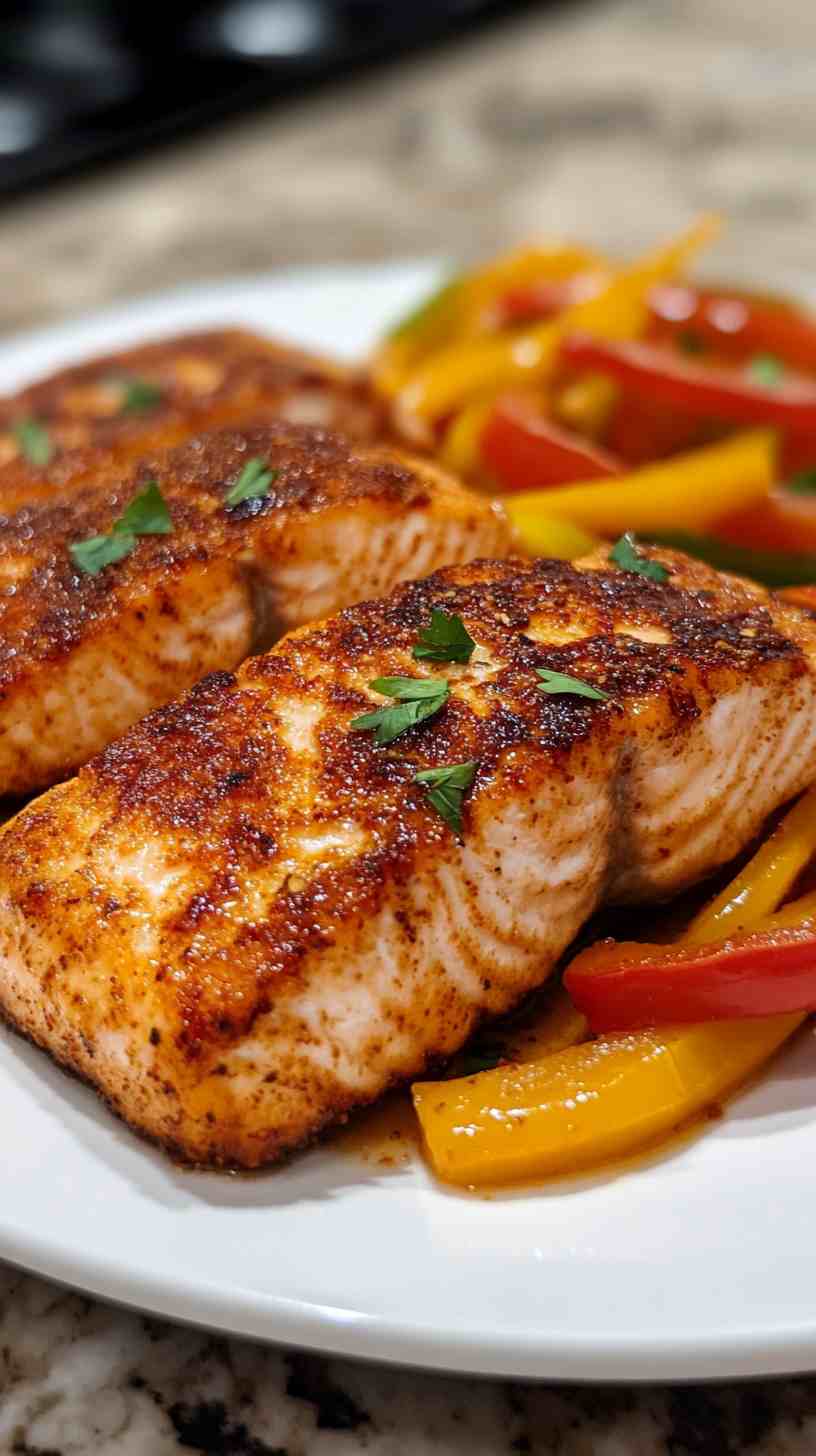 Sweet Chili Air Fryer Salmon
