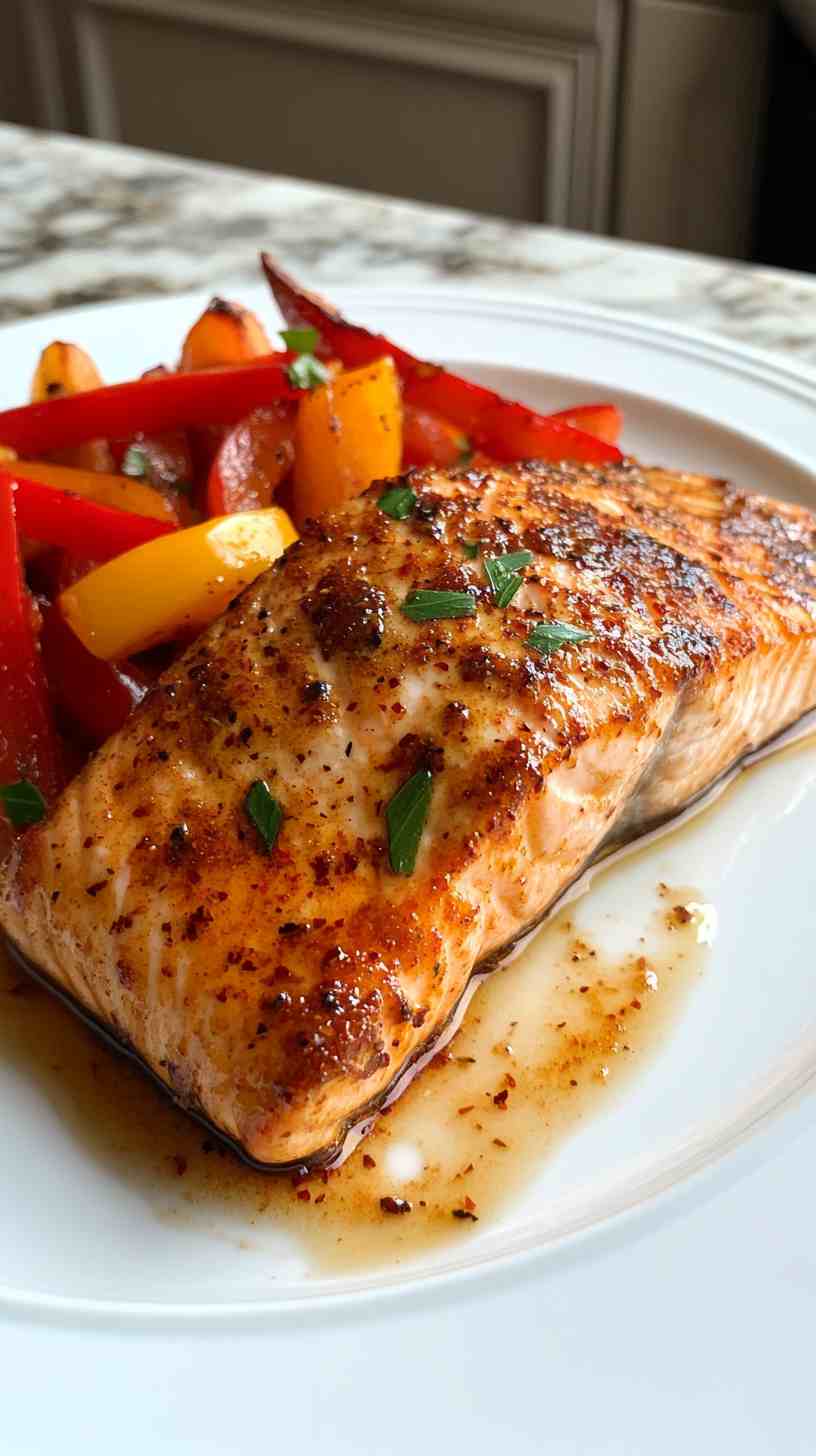 Sweet Chili Air Fryer Salmon