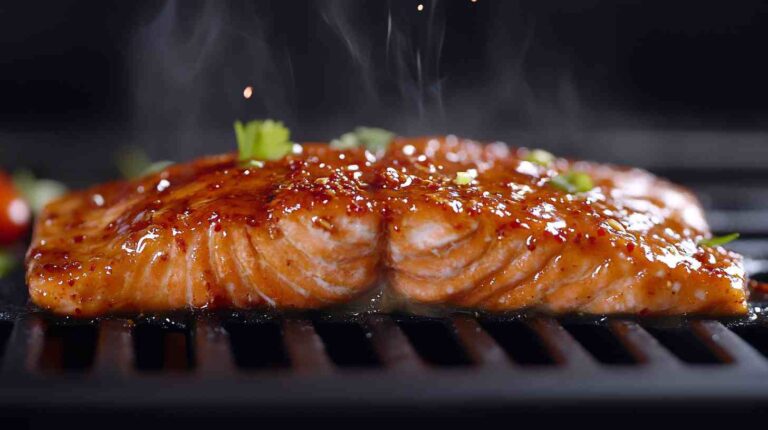 Sweet Chili Air Fryer Salmon