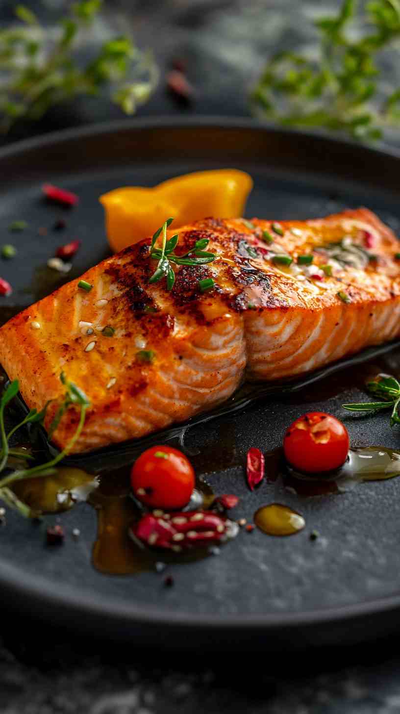 Sweet Chili Air Fryer Salmon