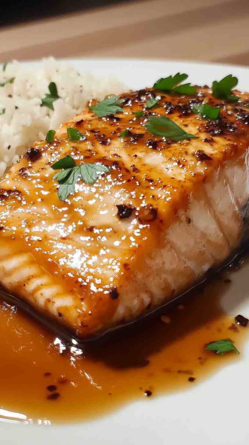 Sweet Chili Air Fryer Salmon