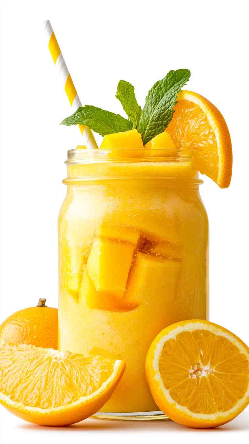 Sweet Mango Citrus Refresher Smoothie