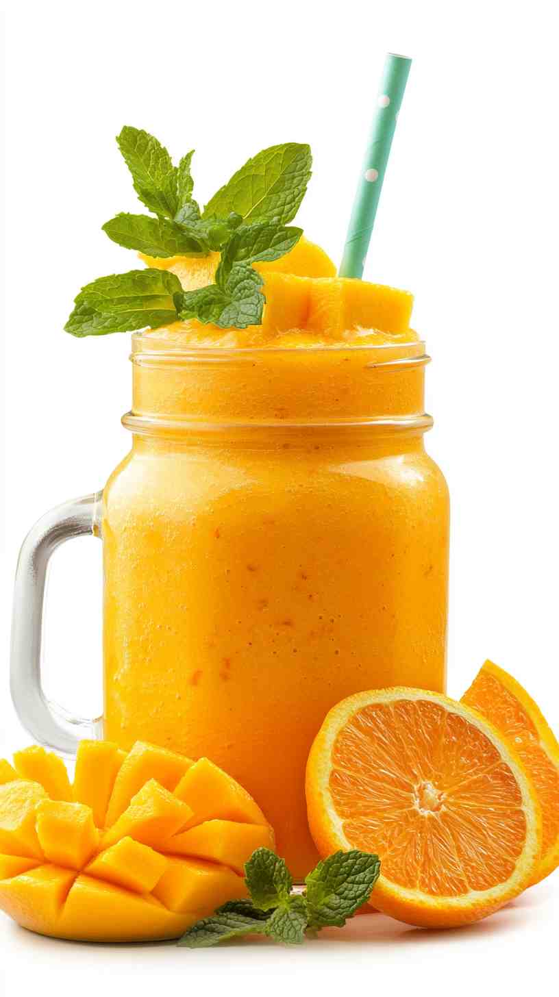 Sweet Mango Citrus Refresher Smoothie