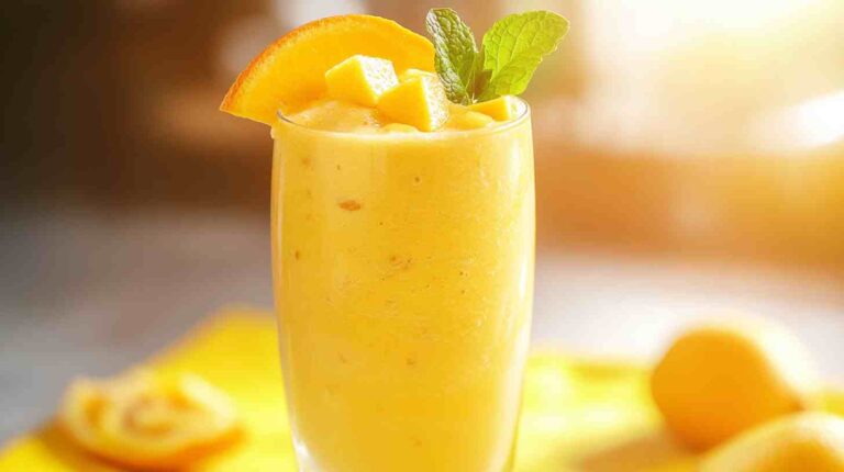 Sweet Mango Citrus Refresher Smoothie