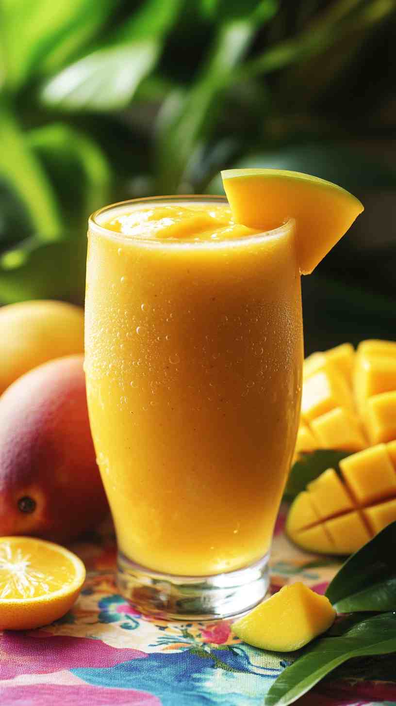 Sweet Mango Citrus Refresher Smoothie