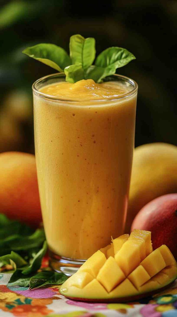 Sweet Mango Citrus Refresher Smoothie