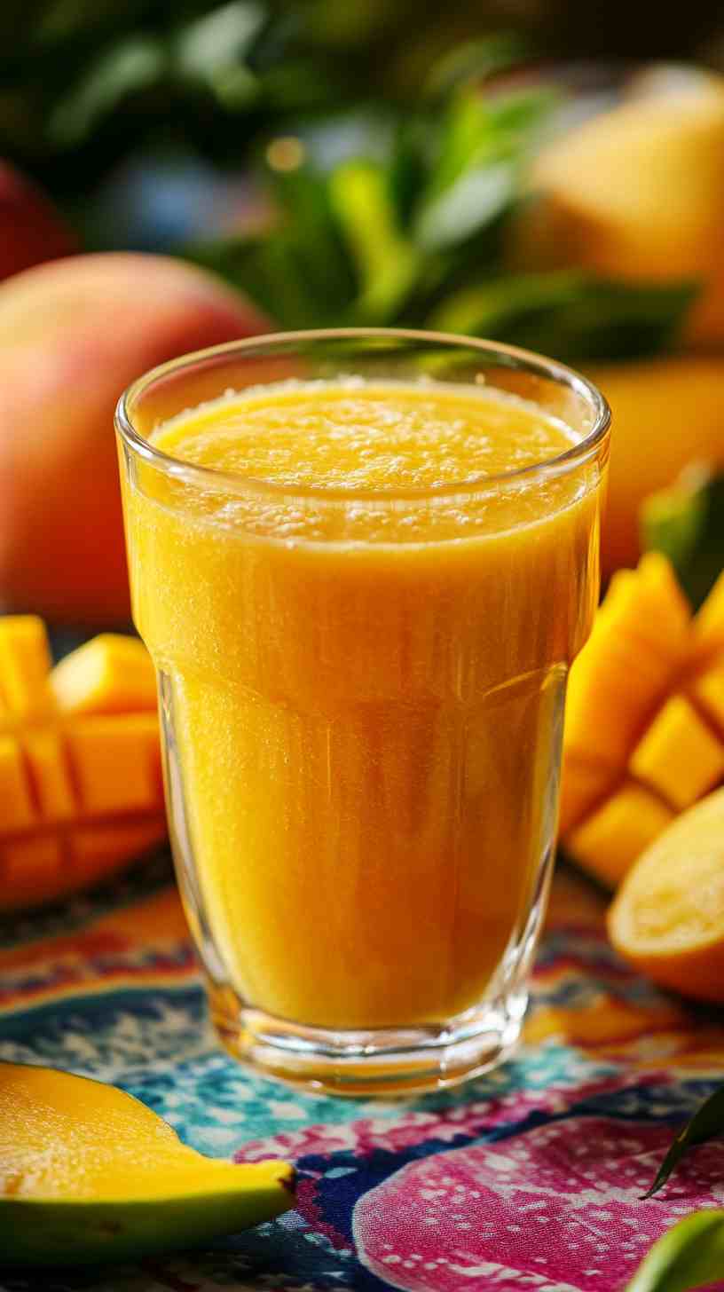 Sweet Mango Citrus Refresher Smoothie
