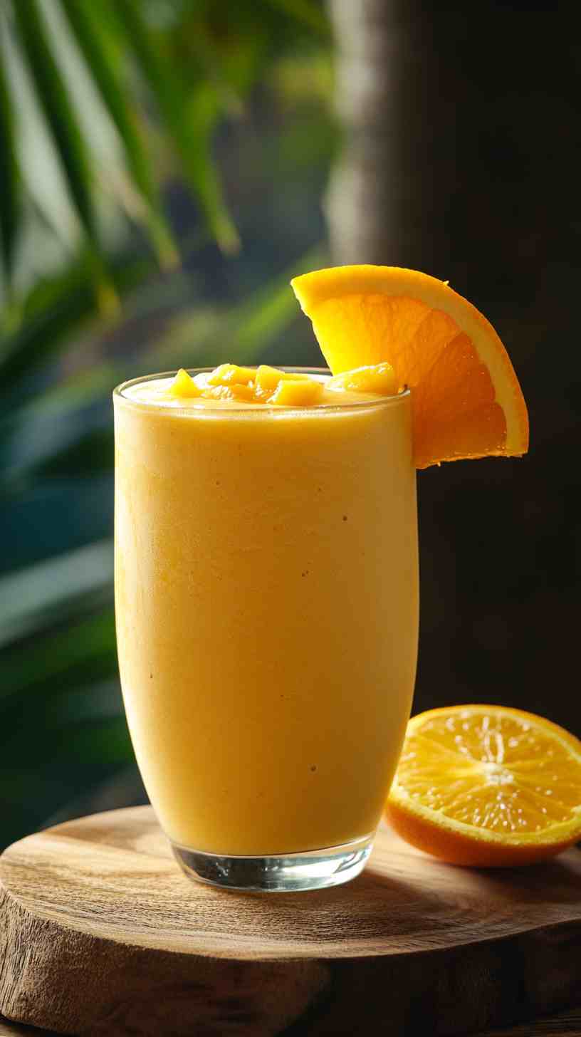 Sweet Mango Citrus Refresher Smoothie
