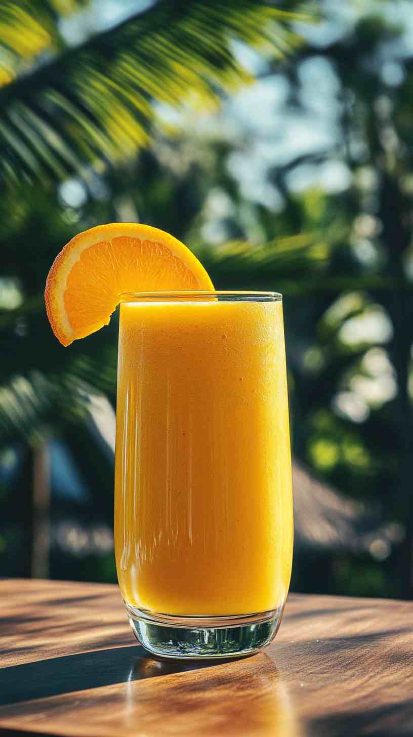Sweet Mango Citrus Refresher Smoothie