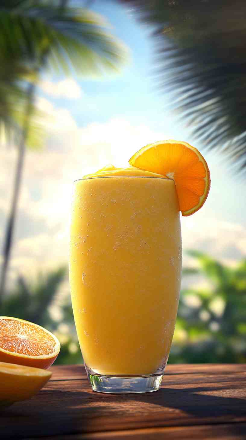 Sweet Mango Citrus Refresher Smoothie