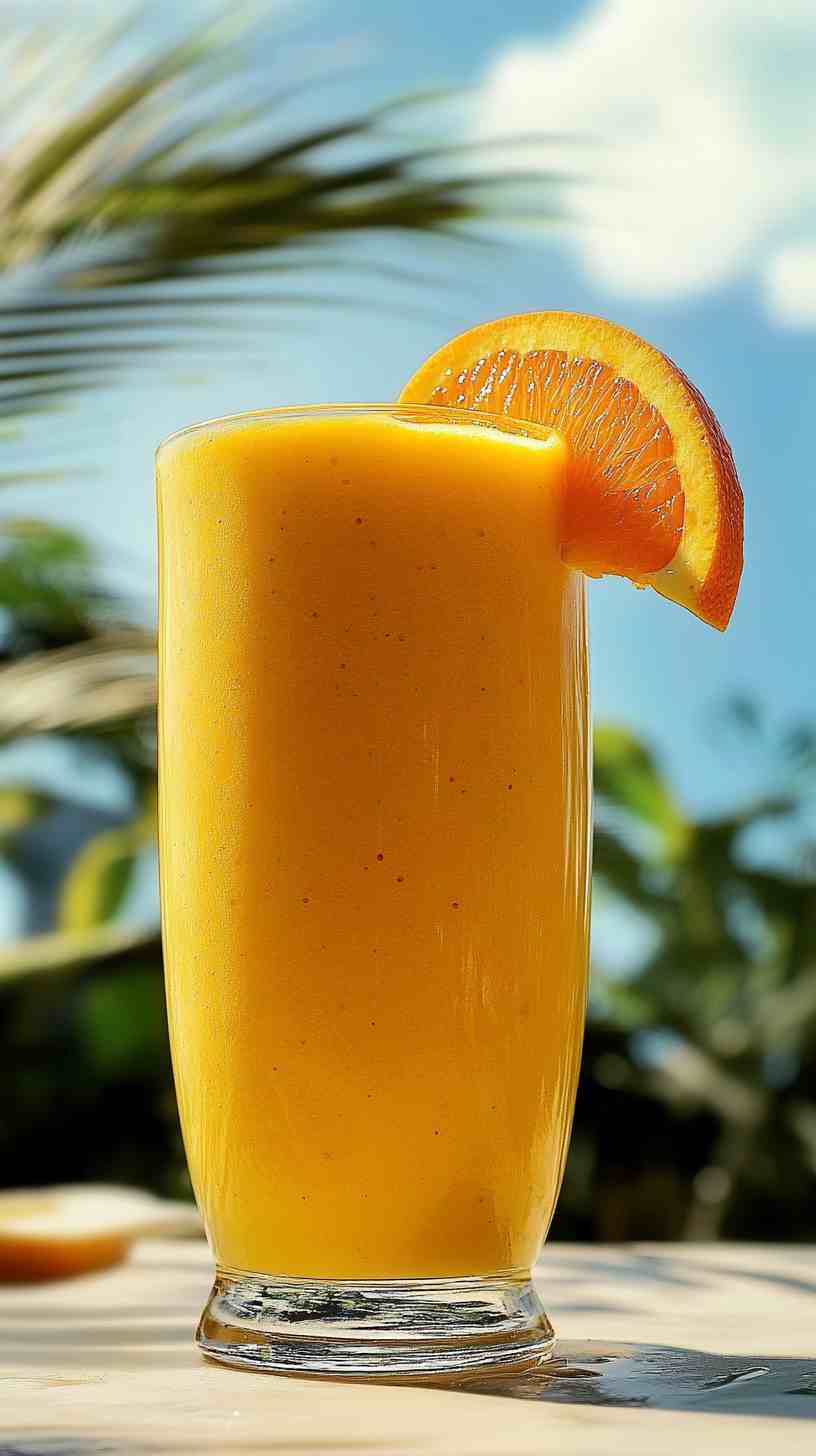 Sweet Mango Citrus Refresher Smoothie