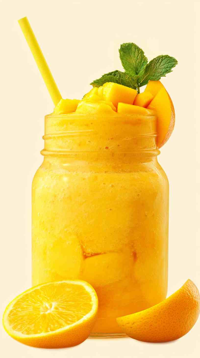 Sweet Mango Citrus Refresher Smoothie