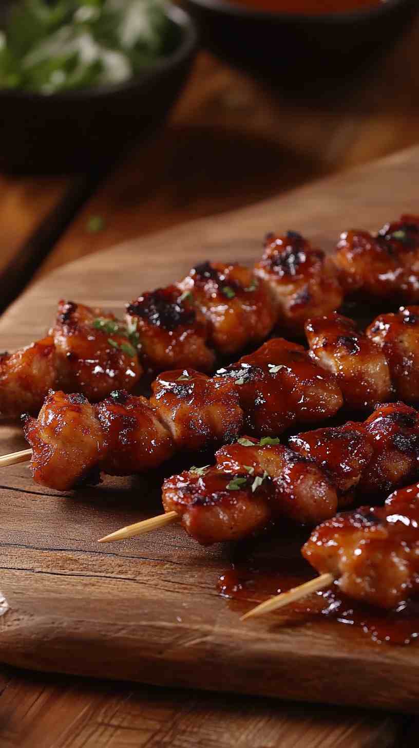 Sweet & Spicy BBQ Chicken in the Slow Cooker
